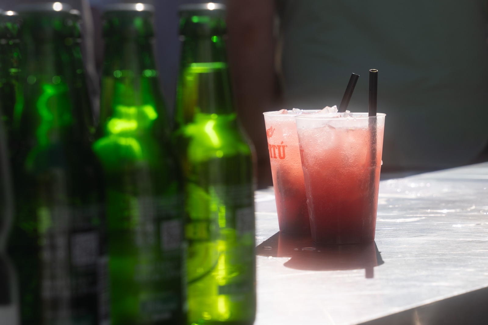 Sommerdrinks am Stand