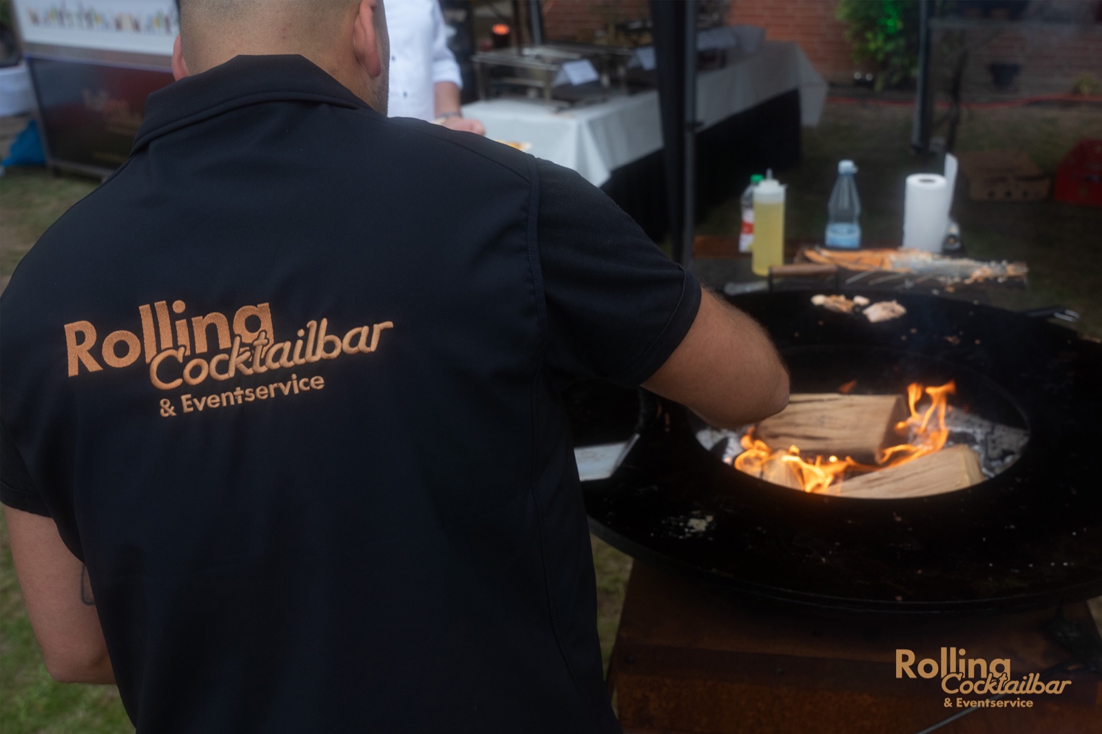 Live Cooking am Feuerring